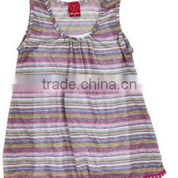 New Arrivals Sleeveless Summer Casual Baby Girls Party Wear Dress New Model Girl Dress