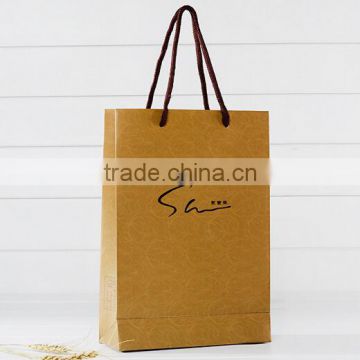 kraft paper shopping/ Jewelry / gift / Clothes bag customized handbag decorative cheap paper bags