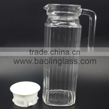 1.1L 1100ml Glass Water Jug