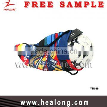 Healong 100% Polyester Customized Sublimation Soccer Football Ball Drawstring Bag