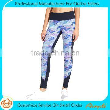 Private label fitness wear,digital sublimation printing fitness wear yoga pants