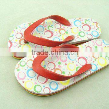 kids 15mm plastic flip-flops children cute pvc slipper colorful