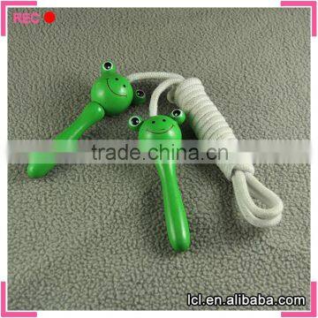 Chinese wooden jump rope, wooden handle wholesale jump rope
