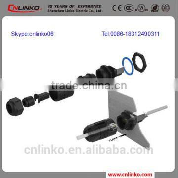 IP67 Waterproof Electric Male Cat5 RJ45 Female Connector for Network photo-6