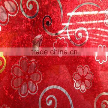 5mm hot selling design ice flower mirror glass for wall glass