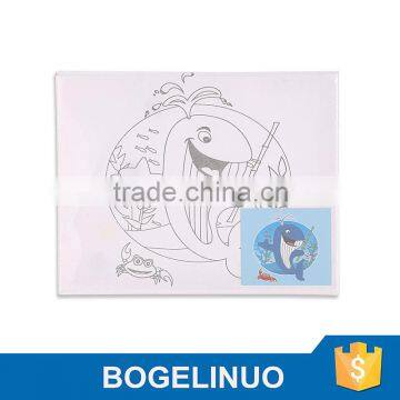 25x30cm Kids Canvas Painting Set With 6 Acrylic Paints and Brush photo-4