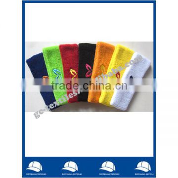 Factory wholesale OEM cheap cotton terry sport headband