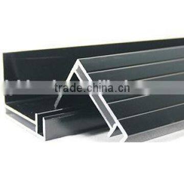 2015 hot-sell high quality and competitive price Black aluminium frame profile for solar panel