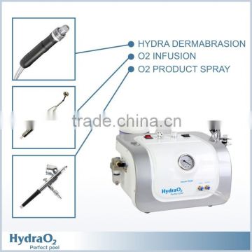 3 in 1 hydra dermabrasion oxygen spray and injection oxygen & microdermabrasion machine for face