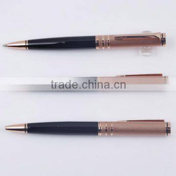 Corporate Gift Luxury Rose Gold Copper Pen Set for Giveaway and Collection