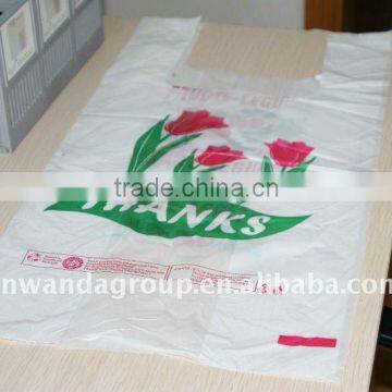 PE t-shirt shopping bag, plastic bag supplier