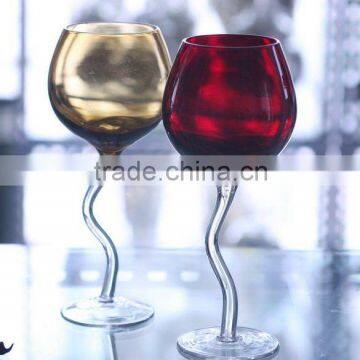 Twist white wine glass