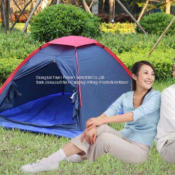 Two Person Outdoor Camping Tent for Hiking Trekking Backpacking Fishing Three-Season Tent Polyester PU Tourist Tent