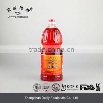 1.86L Bulk Packaging Hot Chilli Oil for restaurant