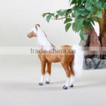 Cute Unstuffed Funny Plastic Animals Hard Animated Toy Horse With Sound
