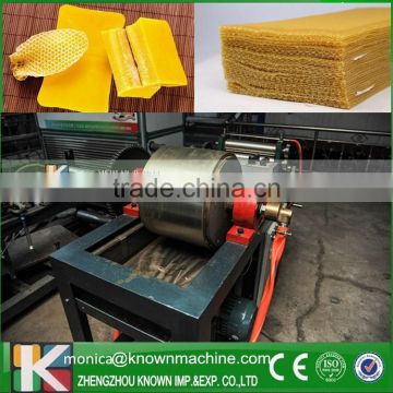 semi automatic beeswax embosser/beeswax foundation sheet machine