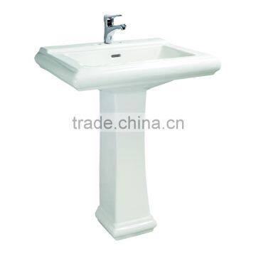 New arrival sanitary ware for pedestal face washing sink