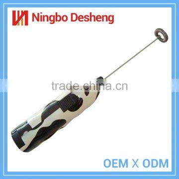 Hot selling battery operated stainless steel mini mixer power hand electric milk frother