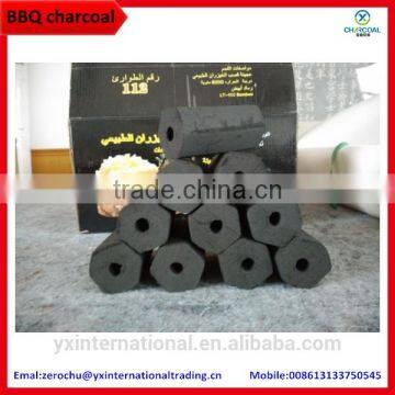 Long burning time > 3hours barbecue (BBQ) application wood charcol briquette