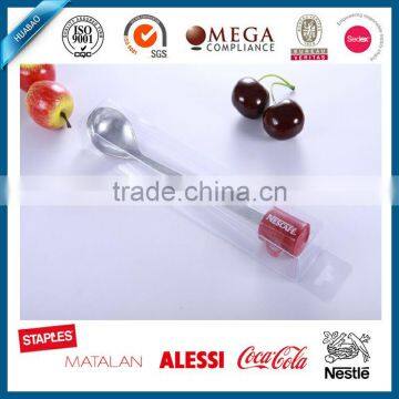 Long handle stainless steel tasting spoons with custom design handle