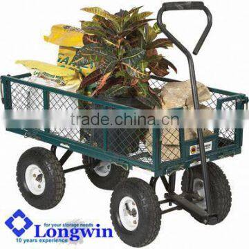 flatbed wheelbarrow easy go trolley