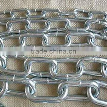 HDG black paint origin color DIN763 long link chain