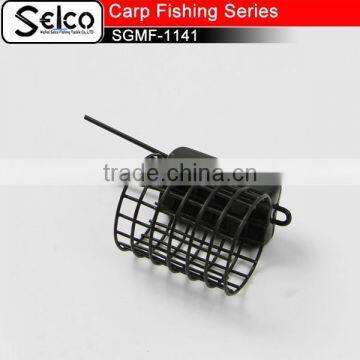 SGMF-1141 Cylindrical Metal Carp fishing bait fishing cage feeder lead weights