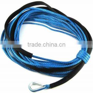 UHMWPE Synthetic ATV/UTV Winch Rope With Hook Thimble photo-2