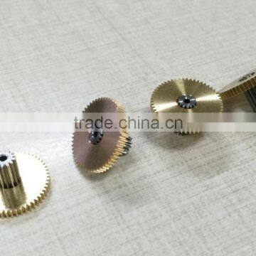 hobbing gear machines precision double round brass telescope gearbox gear