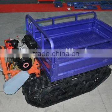 800kg Loads 250mm track 11HP Diesel Mini Transporter / Garden Transporter