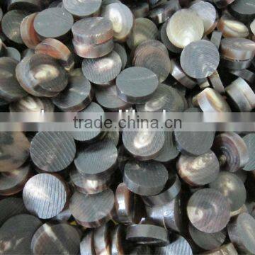 Genuine Black Horn Button Blanks for Garment