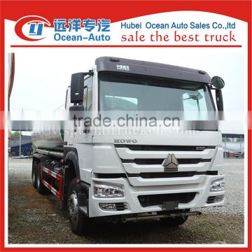 SINOTRUK HOWO 6X4 drive wheel 20000liters tank drinking water truck sale