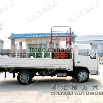 Dongfeng 4*2 mini hydraulic jack lift truck sale