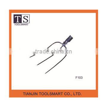 Good Quality Garden Tools 3 Prongs Steel Fork F103 photo-2