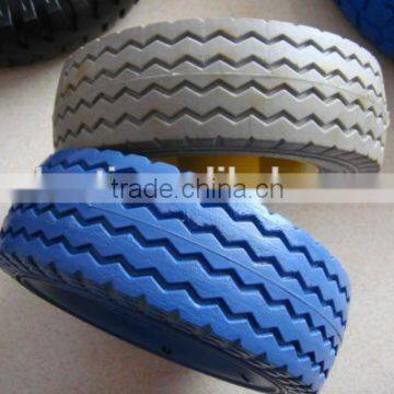 2.50-4 8inch Plastic CENTRE Solid PU Foam Wheel photo-5