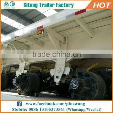 Factory Direct 3 Axles Container Transport Semi Trailer Foot Flatbed Trailer photo-5