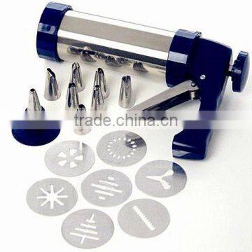 Stainless Steel Biscuit Decorating Cookie Press Maker photo-2