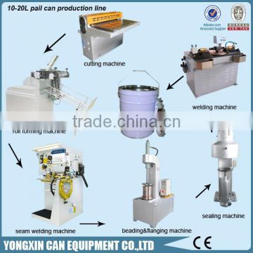 Hot Sell Can Packing Line 10-20L Round Paint Can Making Machine Equipment