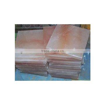 Rectangle Pink Crystal Himalayan Rock Salt Tiles and Bricks