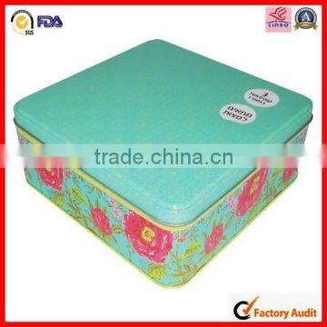 Glossy Square Decorative Cake Tin Box photo-5