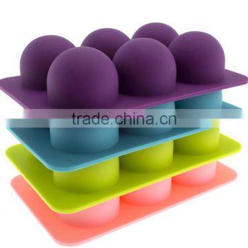 Silicone 6-Cavity Round Chocolate Truffle