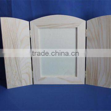 High Quality Unfinished Custom Pine Wooden Collage Photo Frames photo-2