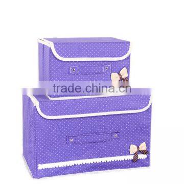 N490 New Arrival Household Non Woven Box Foldable Storage Box photo-6