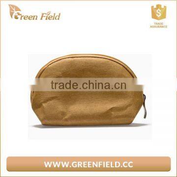 Green Field Cosmetic Washable Kraft Paper Brush Sets Bag in Shell Design photo-2