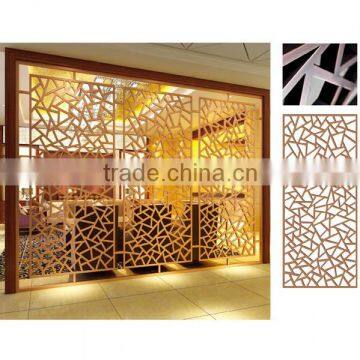 Customized Decorative Stainless Steel Restaurant Screen Divider photo-2