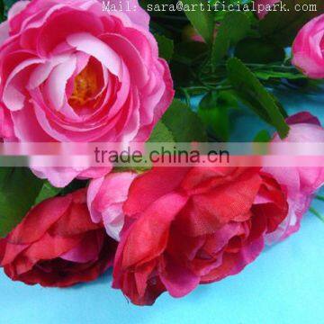SJ10111104 Artificial Camellia Silk Flower photo-5