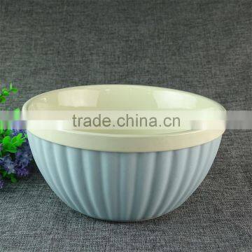 Bulk Stock Cheap Pink&Blue Deep Ceramic Baking Pan Bakeware Wholesale photo-4