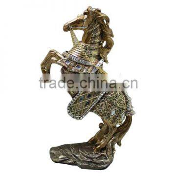2014 New Polyresin Jumping Decorative Horse Arts Horse Crafts
