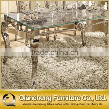 Modern Stainless Steel Dining Table for Hotel Dining Room photo-2