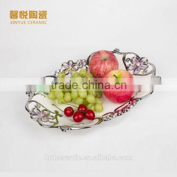 Wholesale hotel used dinnerware porcelain plates chinese serving dishes